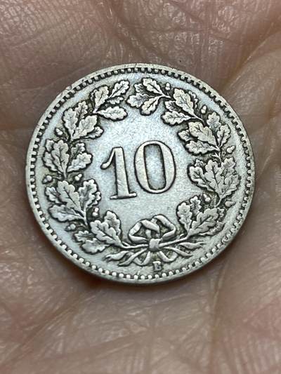 2025年第一百二十三场(总第一百四十九场）外国好品散币(免佣金) 稀少年份–瑞士🇨🇭1920年10分