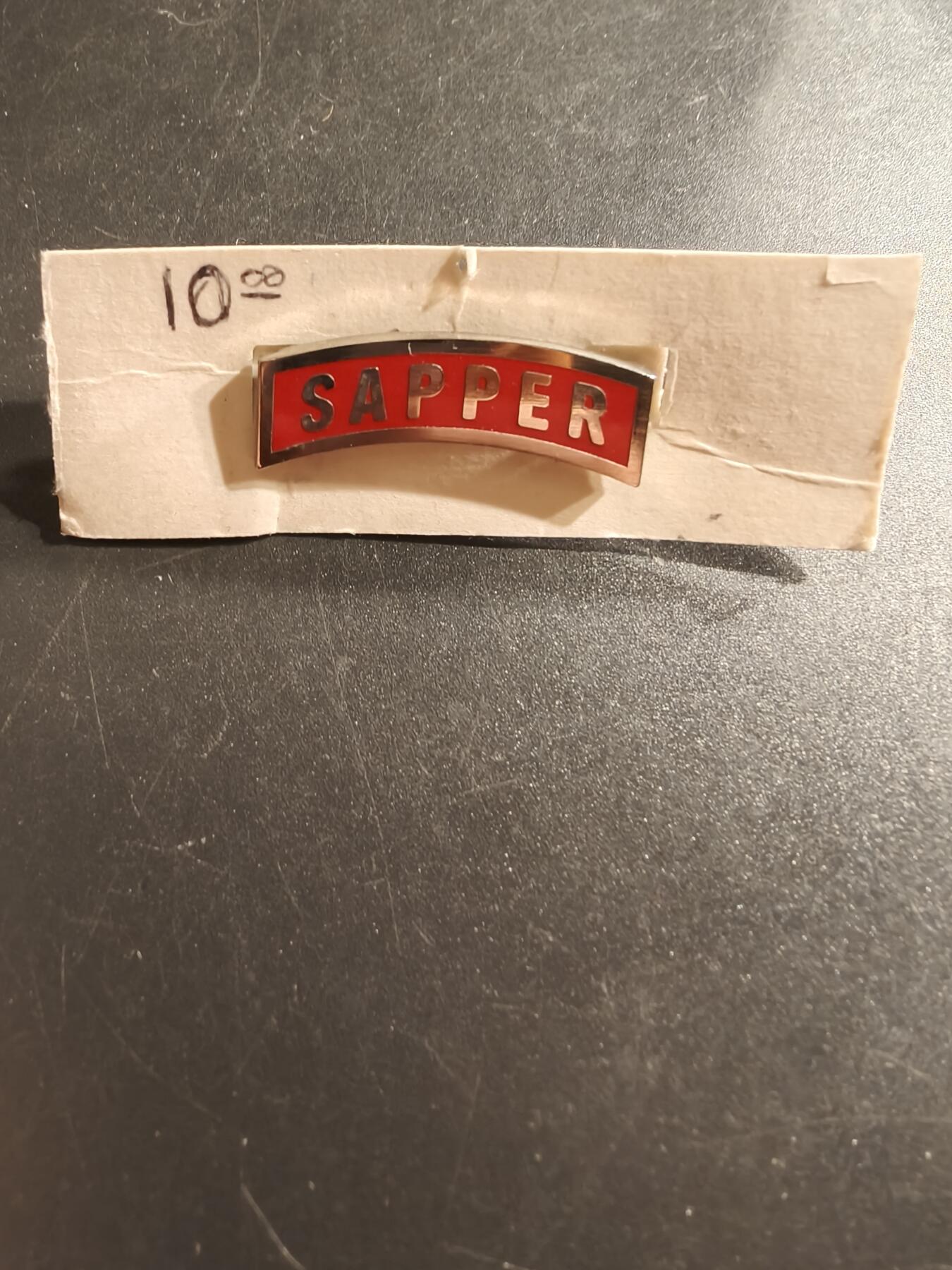 老王徽章第161期 美国工兵金属臂章