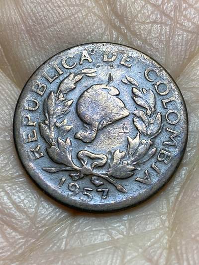 2025年第一百二十三场(总第一百四十九场）外国好品散币(免佣金) 哥伦比亚🇨🇴1957年5分