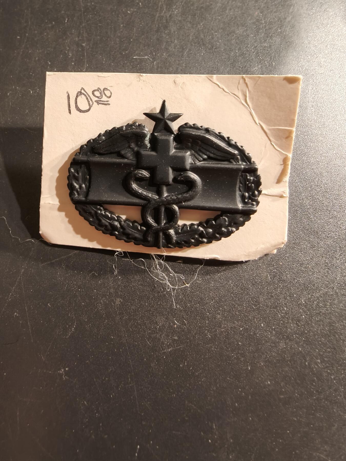 老王徽章第161期 美国陆军战斗军医中级技能章     低可视度版本