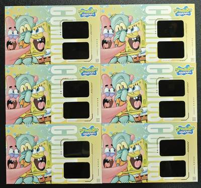 天玑星卡拍第135期《11.6周四截拍》持续收拍收评中 满赠卡需备注 - 海绵宝宝 胶片卡 六张