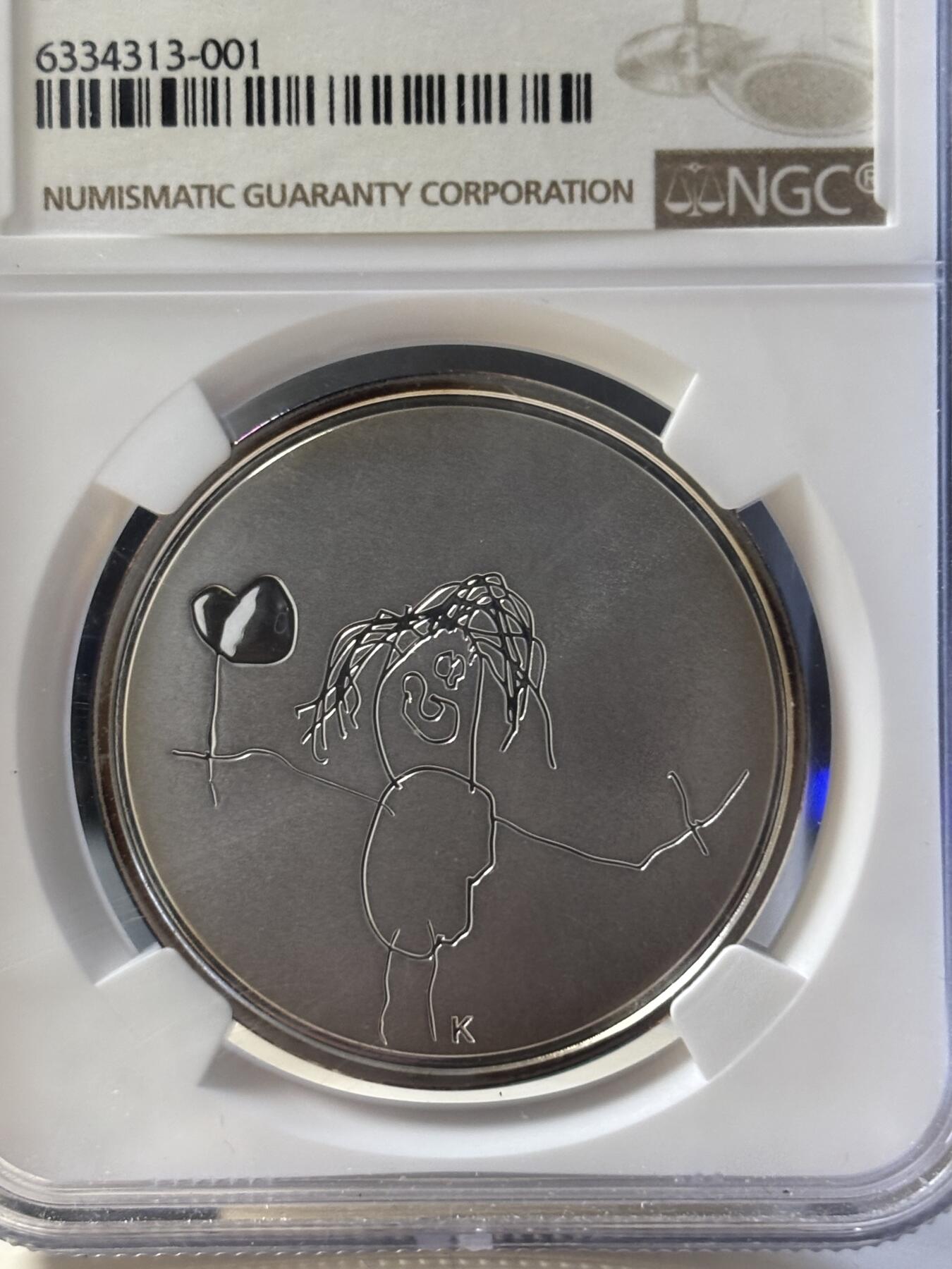 第181期拍卖 芬兰2017年妈妈的爱献给母亲的礼物银币NGC-PF69，925银，25.5克，发行量5000枚