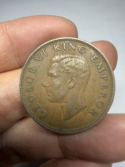 2025年集古藏今外币拍卖第十期-第2场—（总第282拍），可以寄存60天，满160元包邮。 - 1947年新西兰一便士