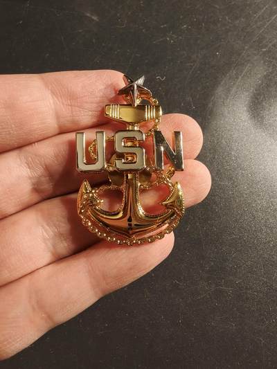 老王徽章第161期 - 美国海军二级士官长证章