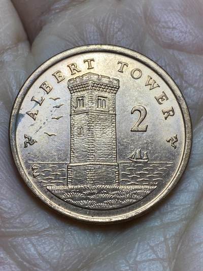 2025年第一百二十三场(总第一百四十九场）外国好品散币(免佣金) - 英属马恩岛🇮🇲2010年2便士(伊丽莎白二世老年)