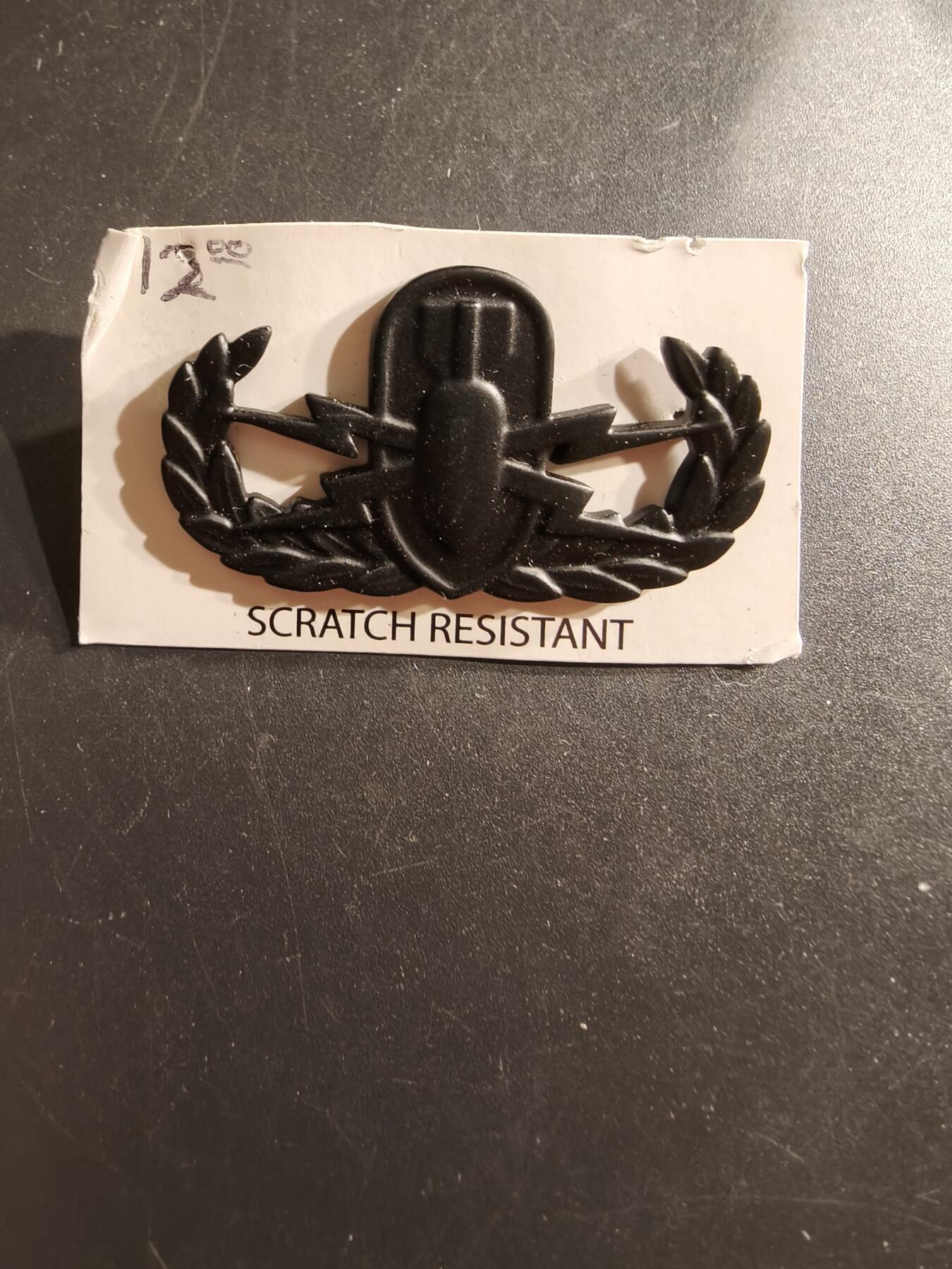 老王徽章第161期 美国武装部队爆炸物处理技能章     低可视度