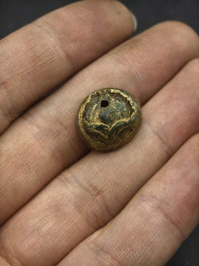 83期回流戒指饰品杂件纪念章丝路钱币专场 - 草原文化鎏金件