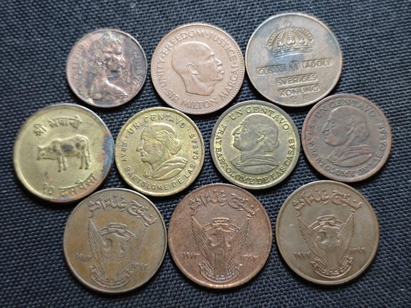 KK钱币收藏小铺  第364场  2月预留时间 周末发货  铜币一组10枚