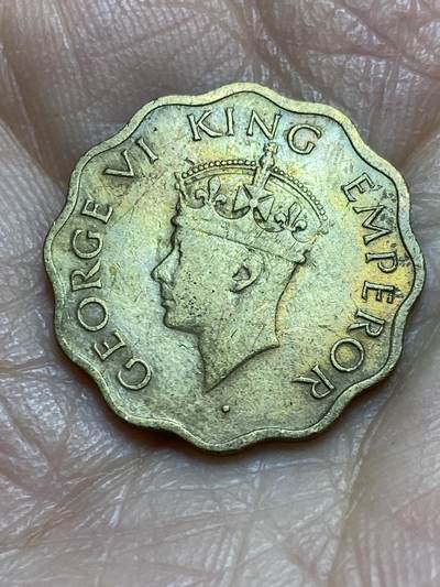 2025年第一百二十三场(总第一百四十九场）外国好品散币(免佣金) 英属印度1942年1安娜(乔治六世时期)