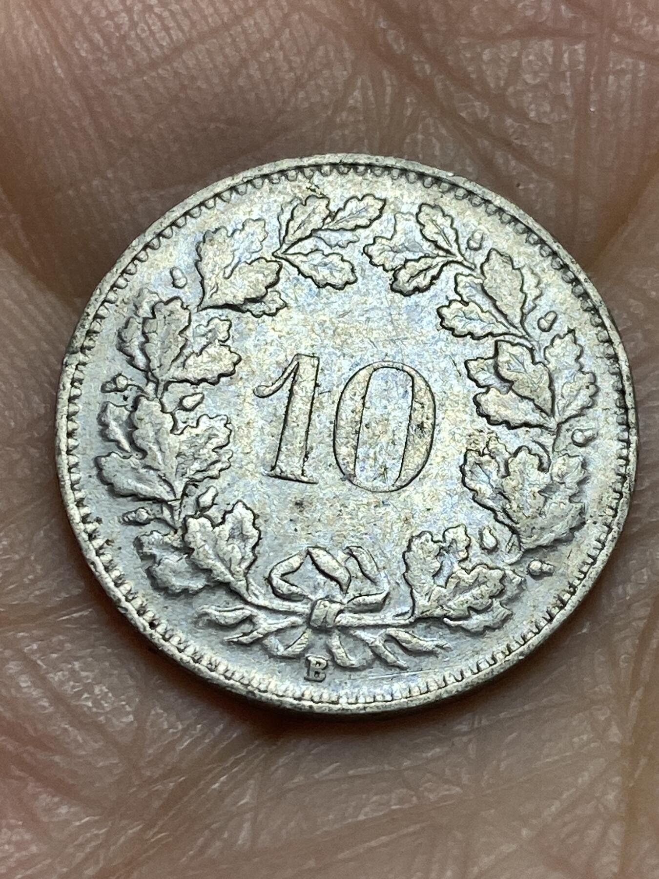 2025年第一百二十三场(总第一百四十九场）外国好品散币(免佣金) 瑞士🇨🇭1955年10分