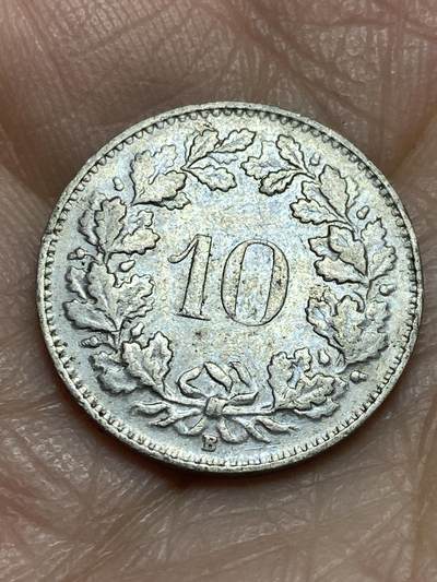 2025年第一百二十三场(总第一百四十九场）外国好品散币(免佣金) 瑞士🇨🇭1955年10分