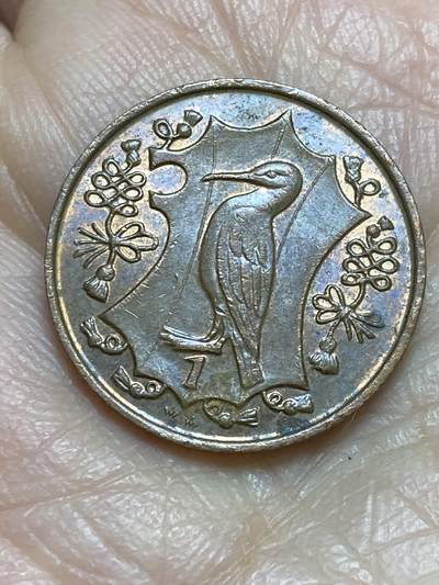 2025年第一百二十三场(总第一百四十九场）外国好品散币(免佣金) - 英属马恩岛🇮🇲1987年1便士(伊丽莎白二世中年高冠)