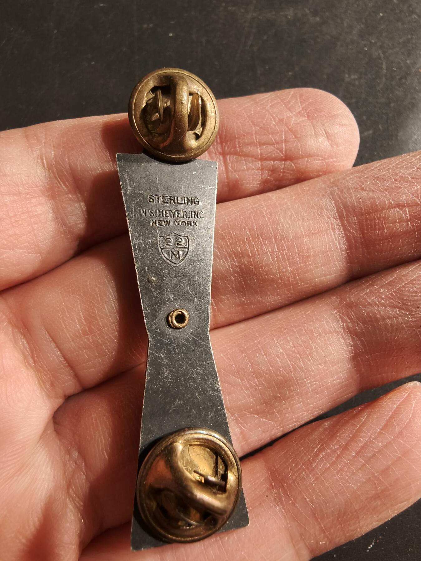 老王徽章第161期 美国导弹操作员中级技能章     2英寸     925银