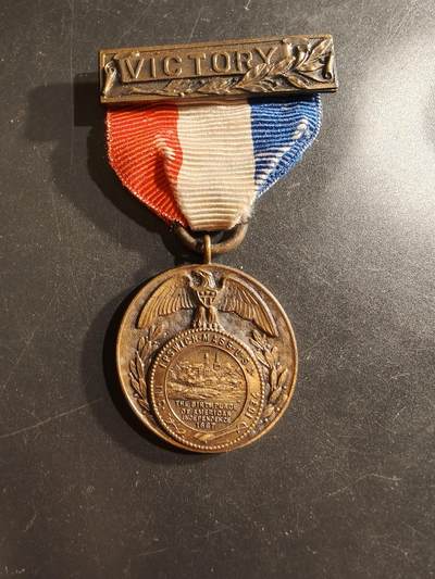 老王徽章第161期 - 美国马萨诸塞州一战服役奖章