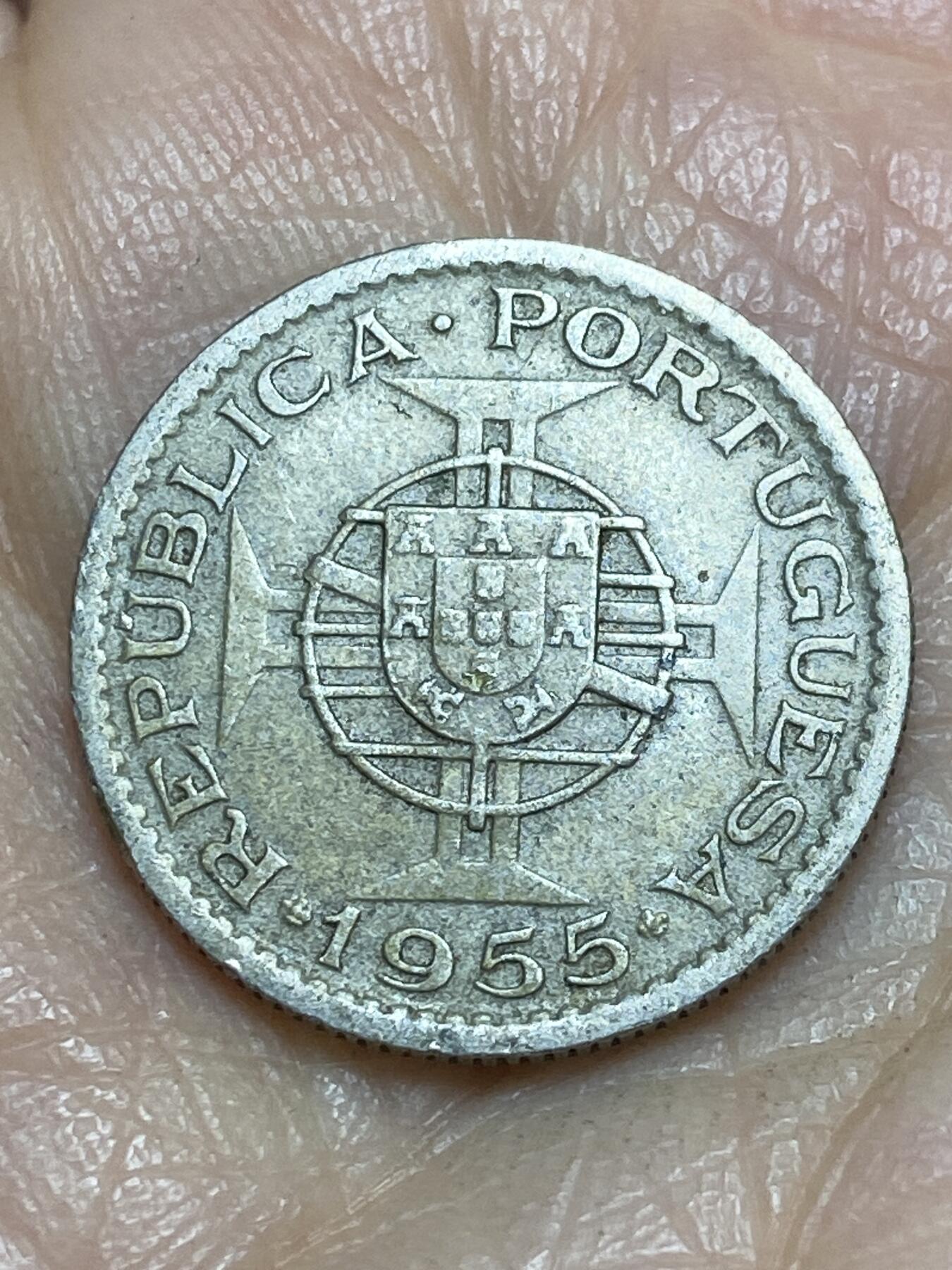 2025年第一百二十三场(总第一百四十九场）外国好品散币(免佣金) 葡属莫桑比克1955年2.5埃斯库多