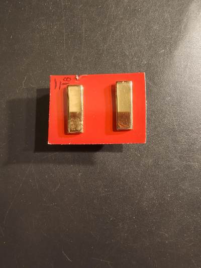 老王徽章第161期 - 美国陆军少尉军衔符号一组     晚礼服尺寸