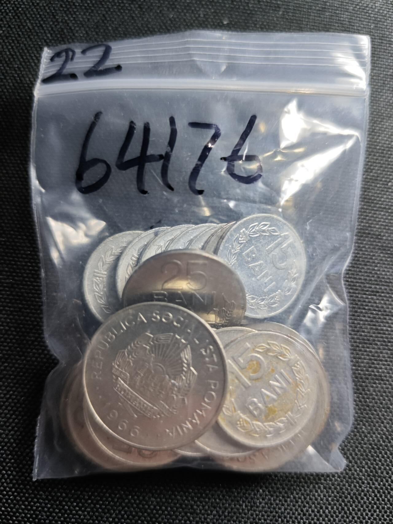 KK钱币收藏小铺  第364场  2月预留时间 周末发货  罗马尼亚一组22枚