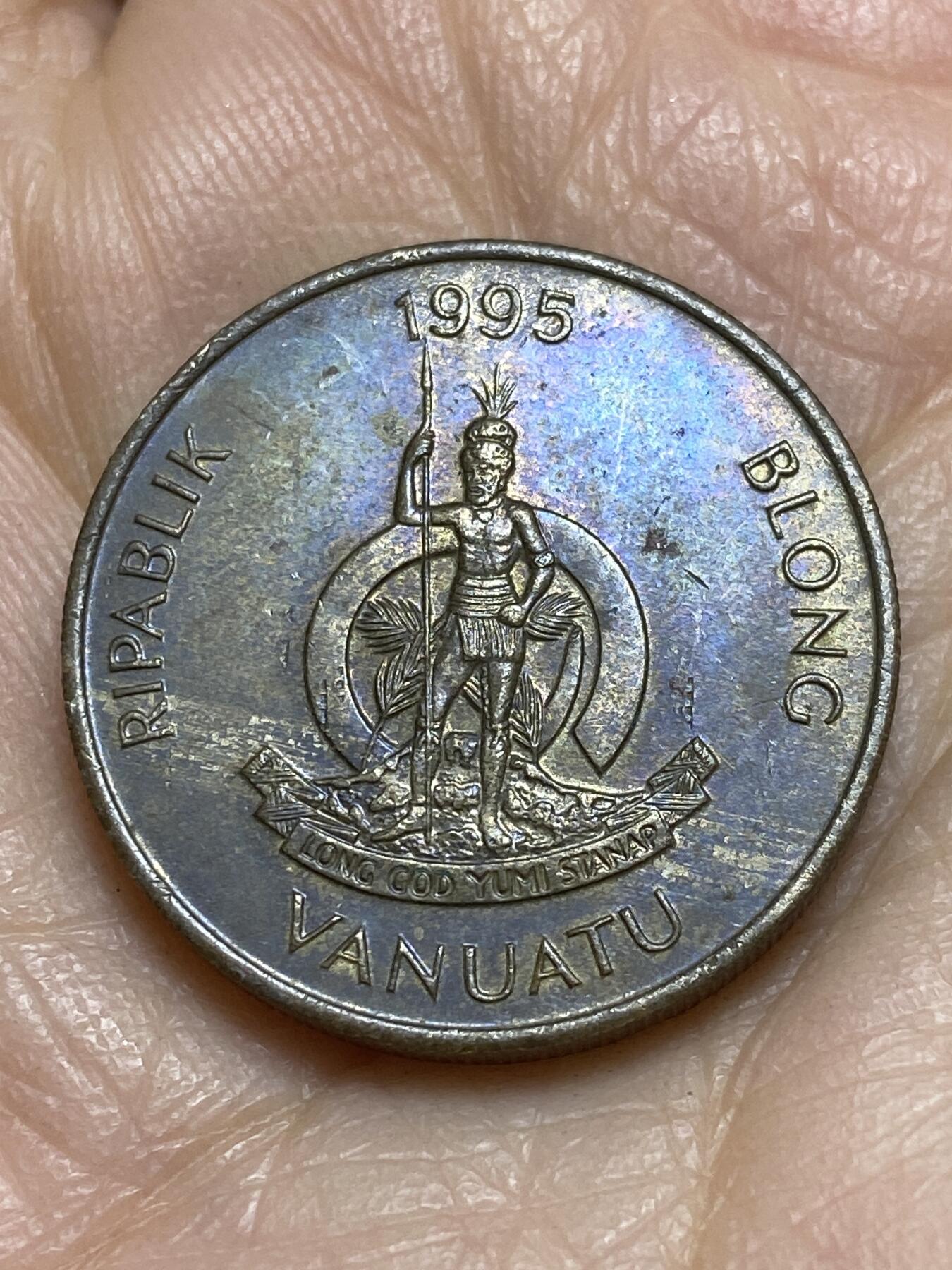 2025年第一百二十三场(总第一百四十九场）外国好品散币(免佣金) 瓦努阿图🇻🇺1995年100瓦图