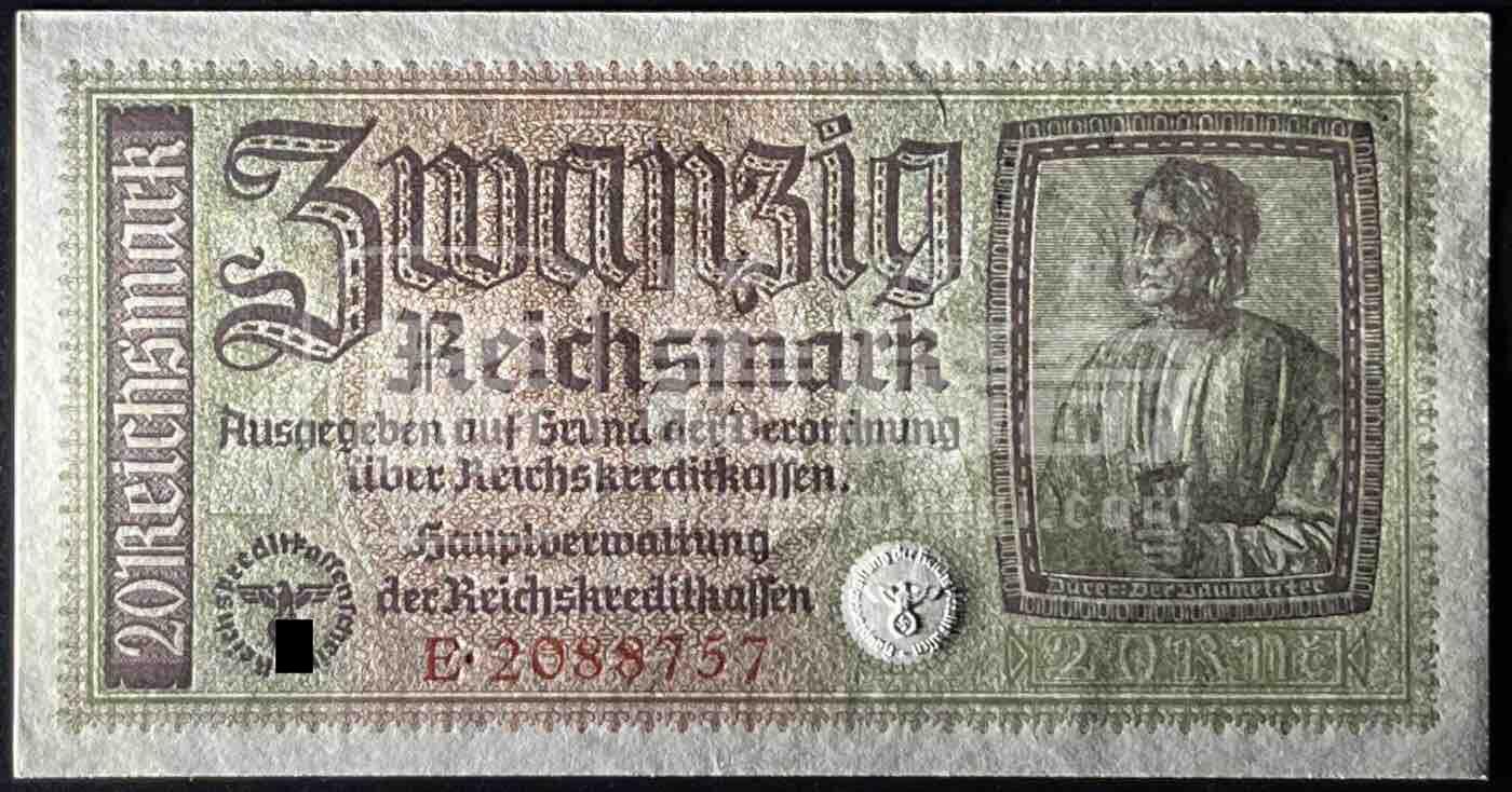 小福收藏拍卖第197期 裸钞场 本期有多张豹子号靓号 百慕大03年50元纪念钞百位号 马来亚和英属婆罗洲开国第一张纸币大冠女王 马来亚 41年1元英王乔六 法属太平洋10000法郎 捷克1000克朗纪念钞千位号  卢森堡 1000法郎  萨尔瓦多样钞 匈牙利 法罗群岛 危地马拉等多国精美纸币 德国 1940-45年 20马克 unc