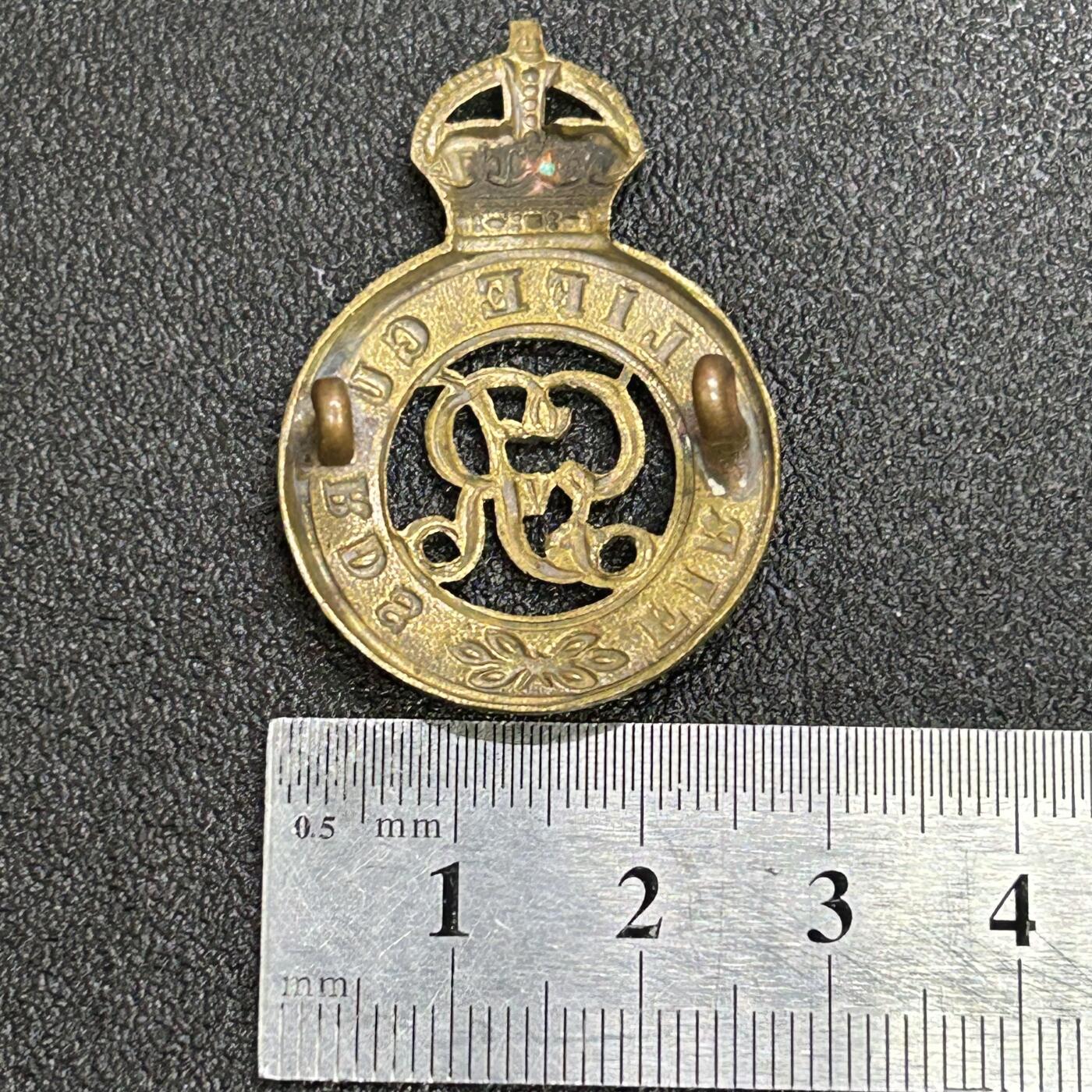 西秦中古拍卖第六十四期 英国二战皇家陆军骑兵卫队帽徽