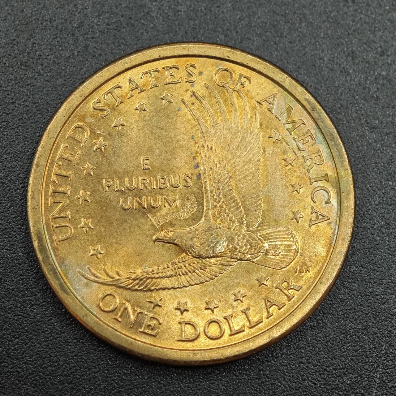 【淘币小摊】实时拍第七百八十八拍   散币小银币场   满百包邮可预留二周 每周一统一发货   美国2000年萨卡加维亚美元