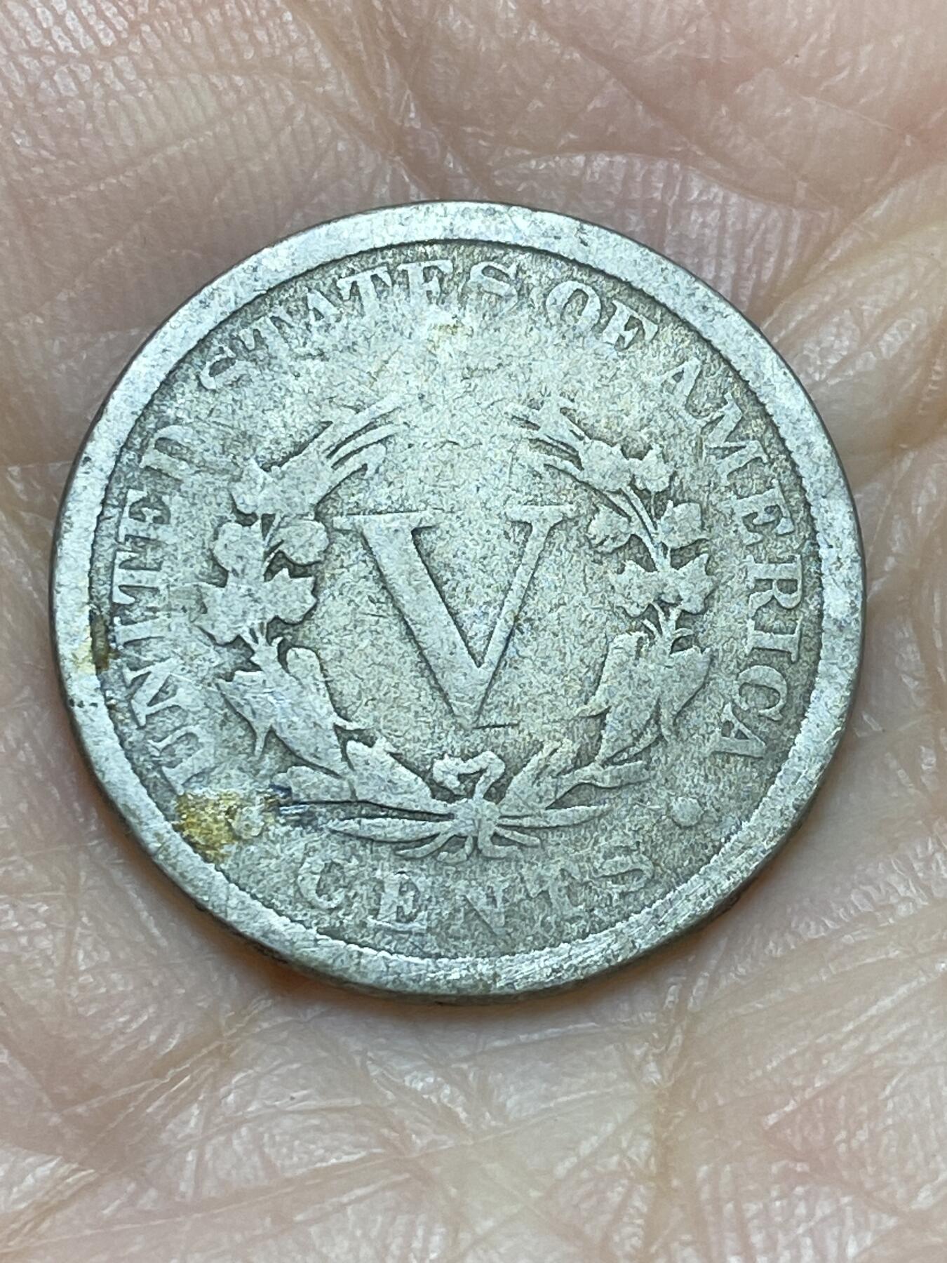 2025年第一百二十二场(总第一百四十八场）外国好品散币(免佣金) 美国🇺🇸1883年5分(自由女神5分第二版，首发年)