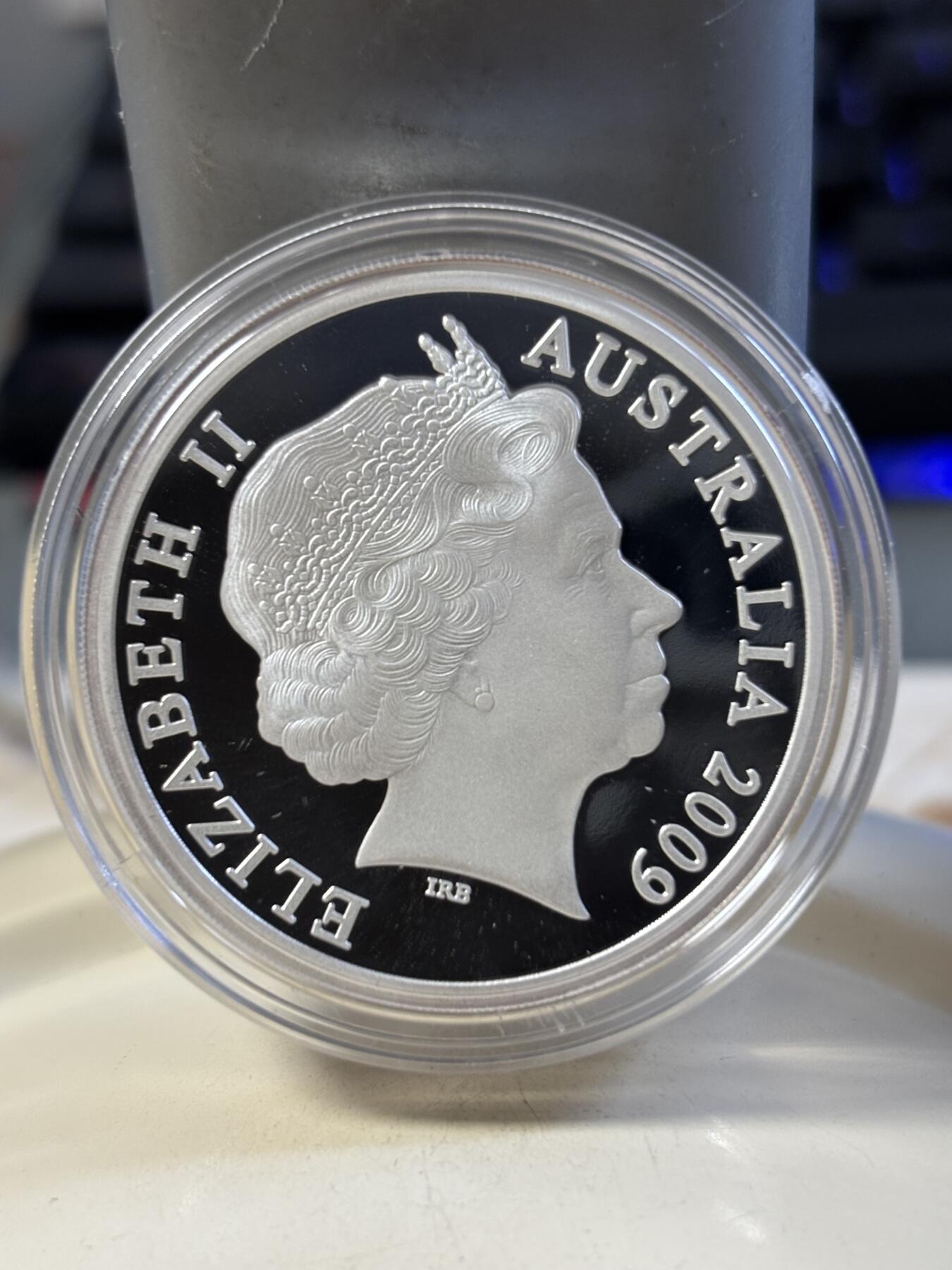 第181期拍卖 澳大利亚2009年昆士兰州150周年36.31克纪念银币，999银，发行12500枚