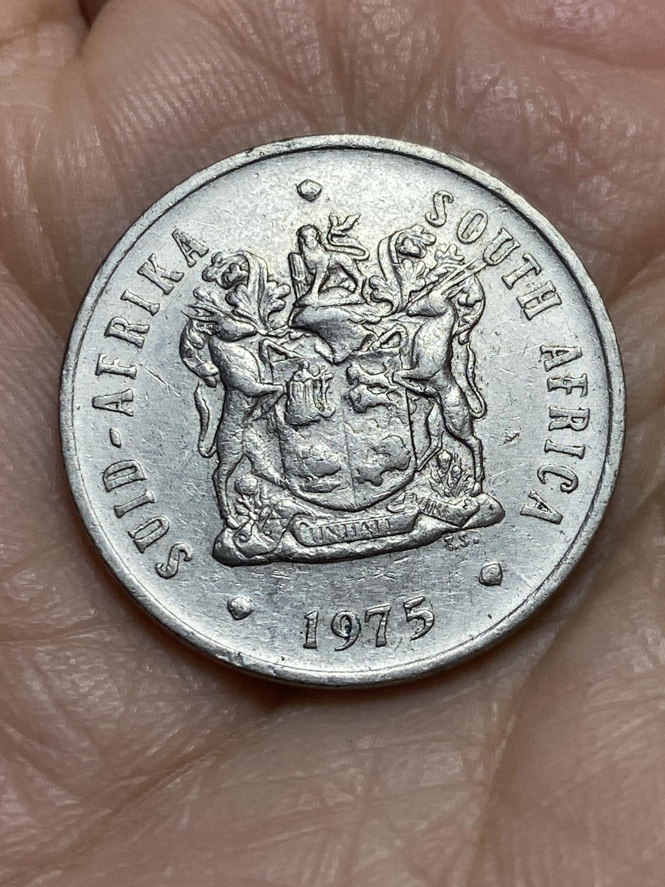 2025年第一百二十三场(总第一百四十九场）外国好品散币(免佣金) 南非🇿🇦1975年20分