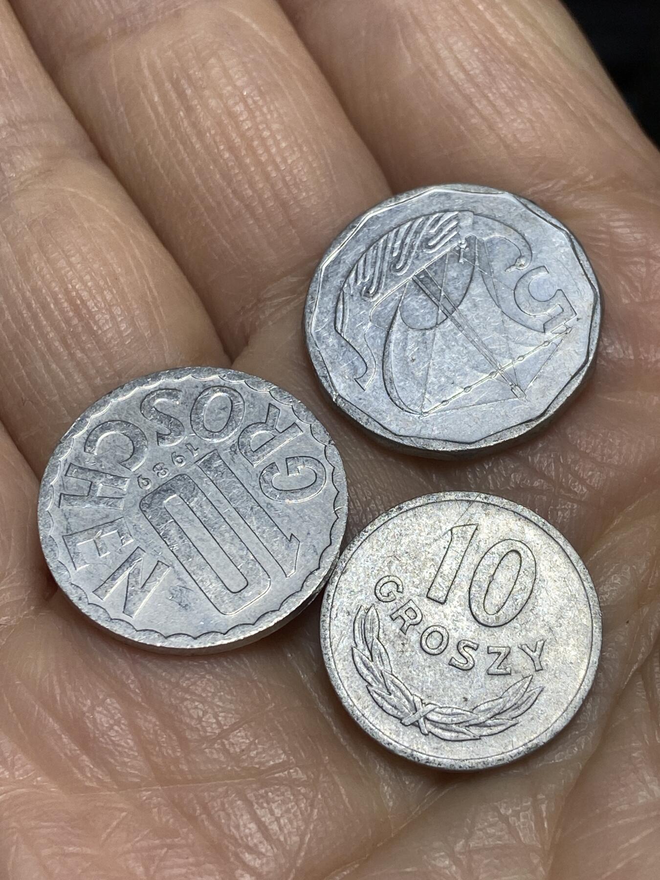 2025年第一百二十二场(总第一百四十八场）外国好品散币(免佣金) 散币3枚：奥地利🇦🇹1989年10格罗申，1971年10格罗希，塞浦路斯🇨🇾1981年5