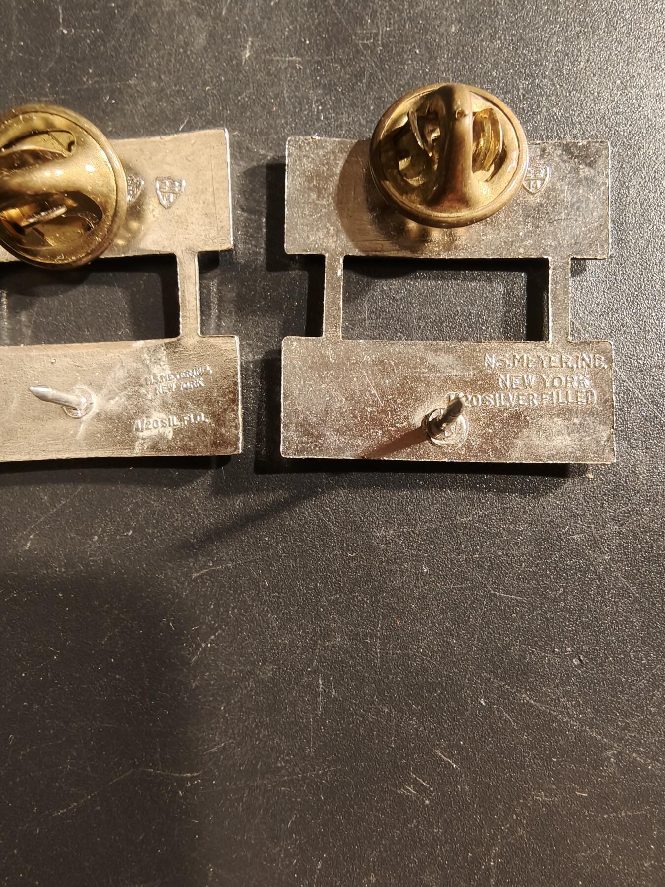 老王徽章第161期 美国上尉军衔符号一组     包银