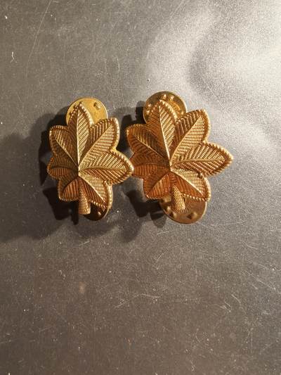 老王徽章第161期 - 美国陆军少校军衔符号一组    带厂标