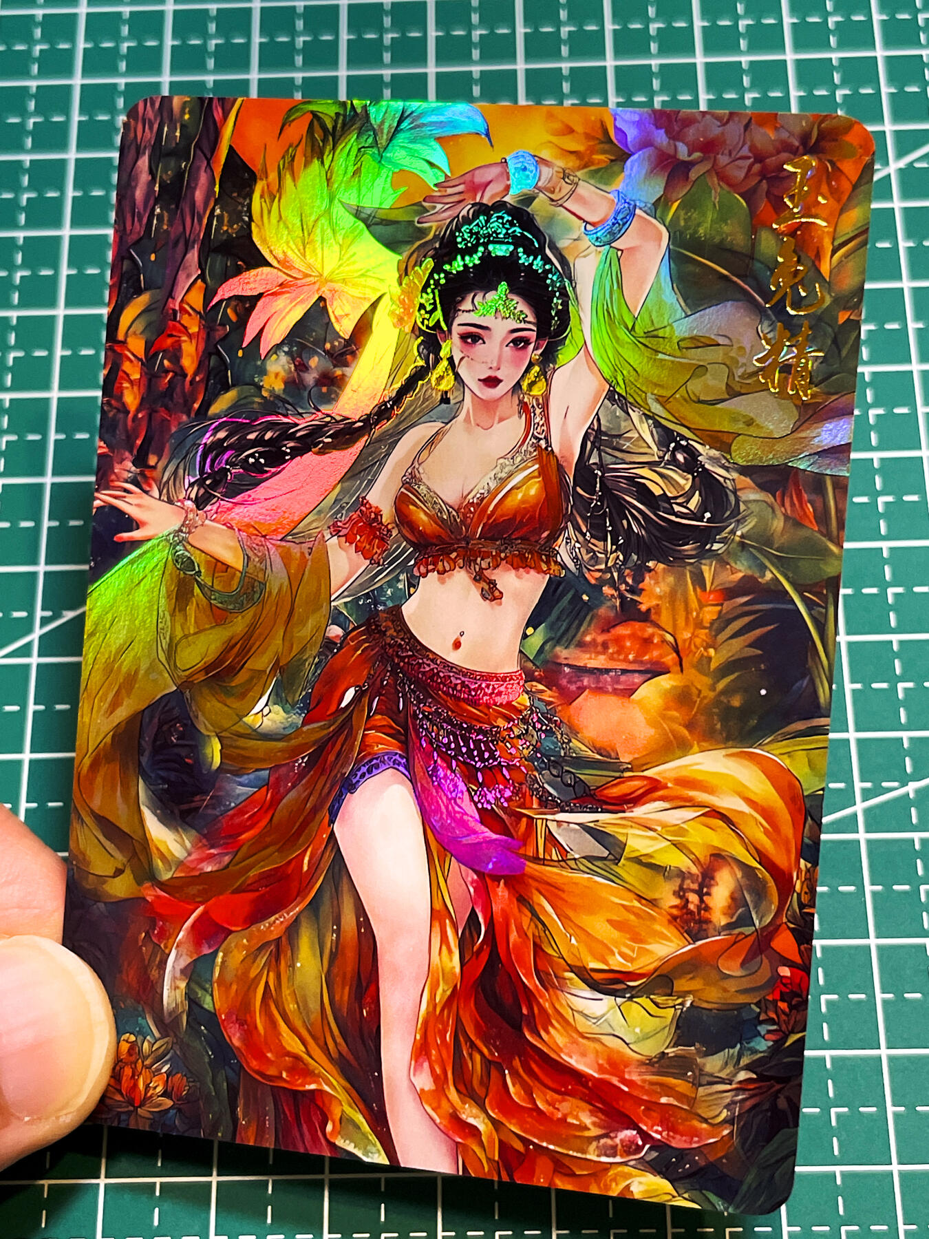 显眼宝36期 11月12日晚21:50截拍 佣金1起 可寄存～ 闲宅卡牌 红尘西游第一弹 玉兔精 一枚 彩闪 63*88