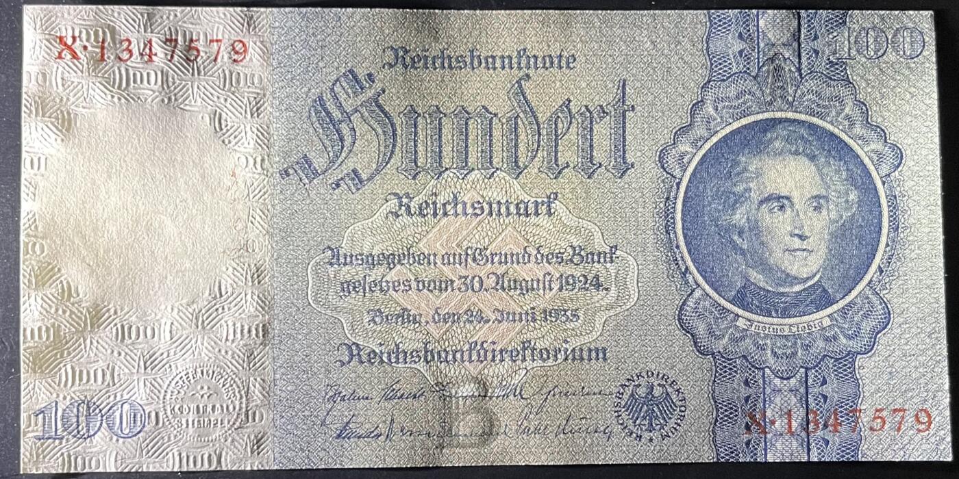 小福收藏拍卖第197期 裸钞场 本期有多张豹子号靓号 百慕大03年50元纪念钞百位号 马来亚和英属婆罗洲开国第一张纸币大冠女王 马来亚 41年1元英王乔六 法属太平洋10000法郎 捷克1000克朗纪念钞千位号  卢森堡 1000法郎  萨尔瓦多样钞 匈牙利 法罗群岛 危地马拉等多国精美纸币 德国 1935年 100马克 有机化学之父 李比希男爵 unc