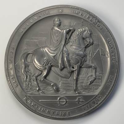 掌中浮雕-藏着的欧洲第040场 - 英国国王威廉四世单面大印章，148mm，387g