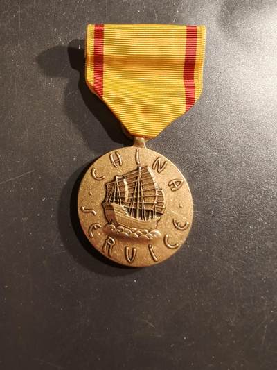 老王徽章第161期 - 美国海军中国服役奖章