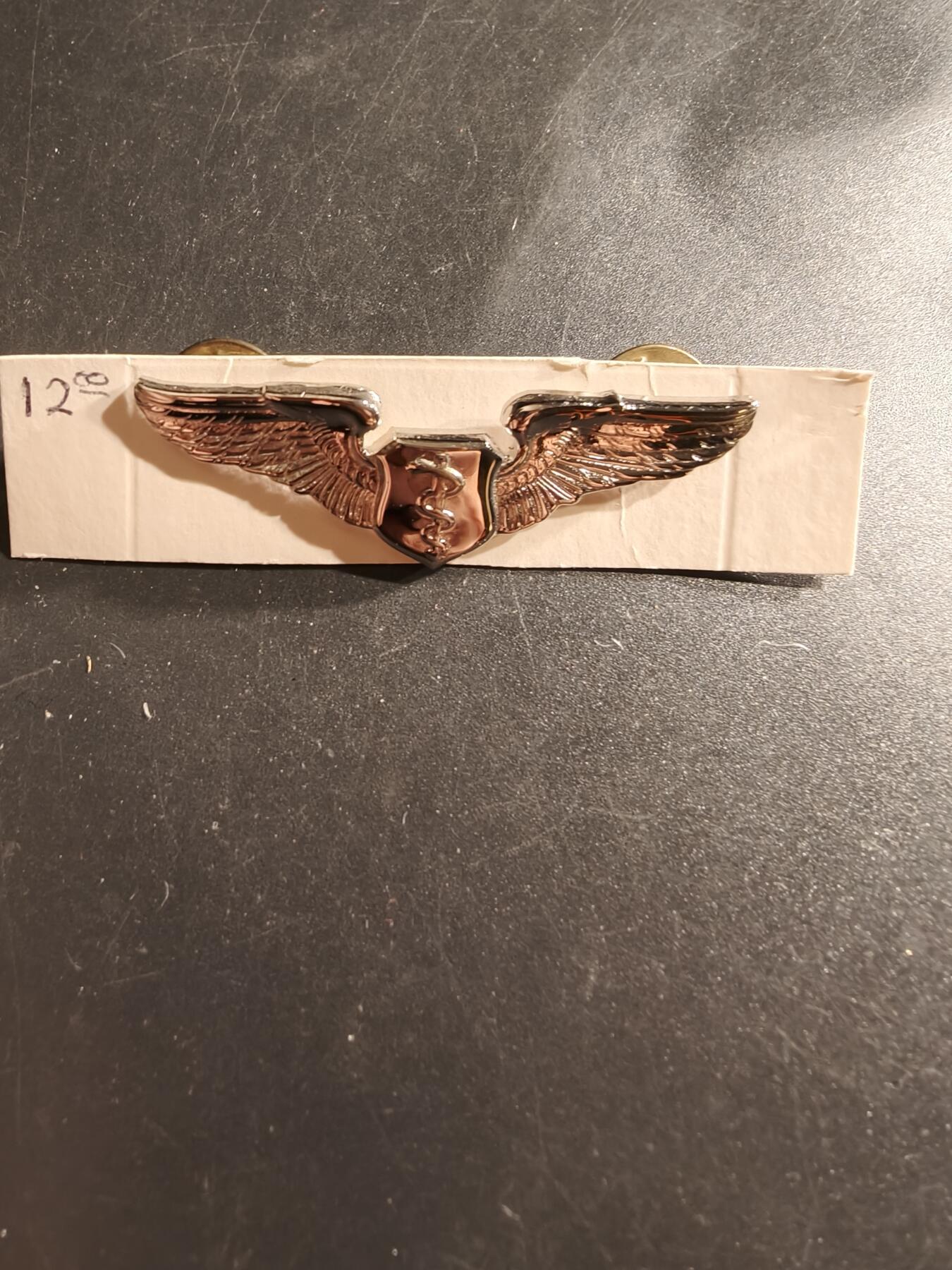 老王徽章第161期 美国空军军医技能章     2英寸