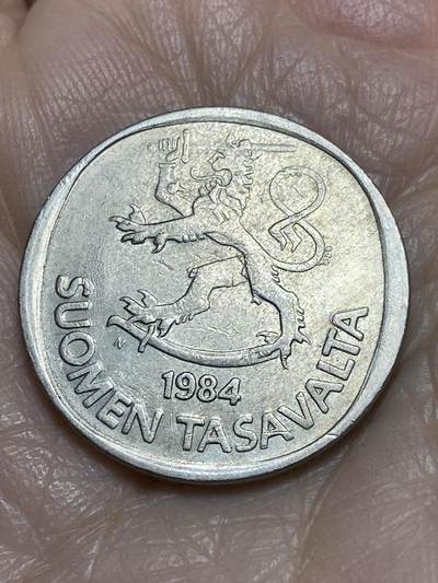 2025年第一百二十三场(总第一百四十九场）外国好品散币(免佣金) 芬兰🇫🇮1984年1马克(N标)