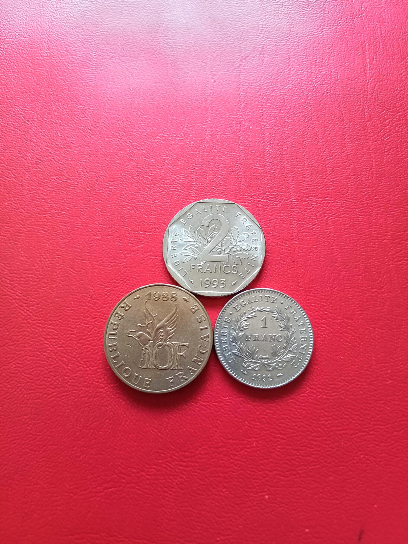 【云涧收藏】第七十七场 法国纪念币3枚