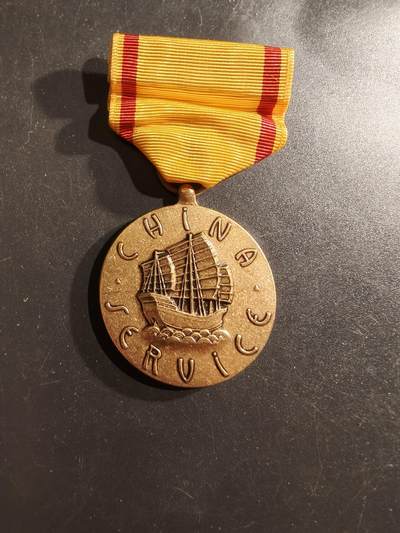 老王徽章第161期 - 美国海军中国服役奖章