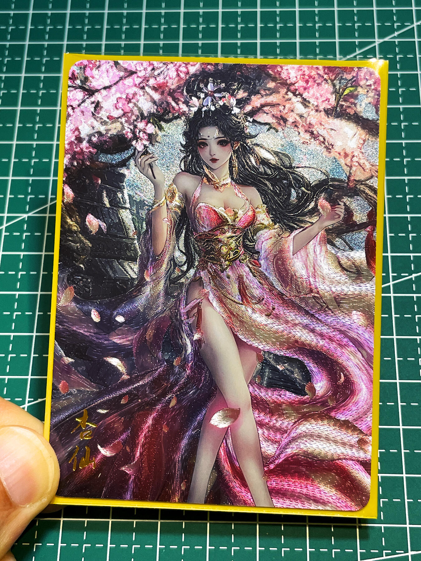 显眼宝36期 11月12日晚21:50截拍 佣金1起 可寄存～ 闲宅卡牌 红尘西游第一弹 半粗 散配 杏仙一张   63*88