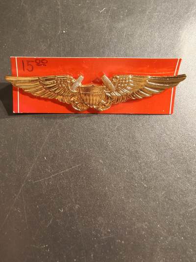 老王徽章第161期 - 美国海岸警备队飞行军官技能章     2.75英寸