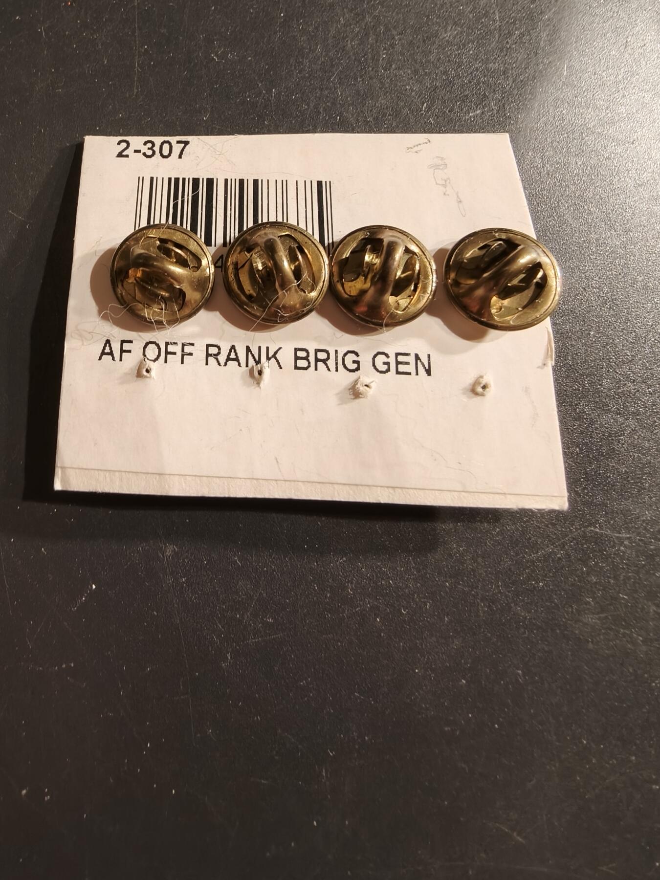 老王徽章第161期 美国准将军衔符号一组