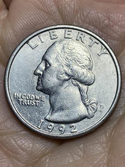 2025年第一百二十三场(总第一百四十九场）外国好品散币(免佣金) 美国🇺🇸1992年1/4美元(D标，丹佛造)