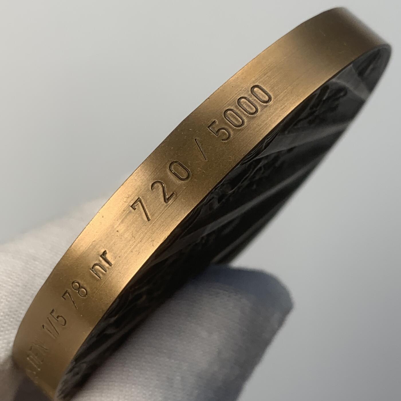 掌中浮雕-藏着的欧洲第040场 1978年丹麦音乐节大铜章，70mm，原盒