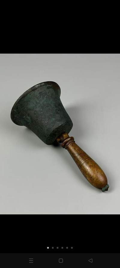 清末民国时期 【铜摇铃】保老保真、品相如图！ - 清末民国时期 【铜摇铃】保老保真、品相如图！