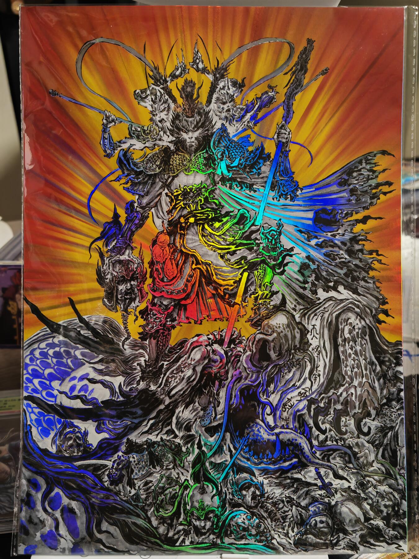 阳大大卡牌拍卖第80期（持续收拍品，周三晚上九点截拍，进群福利早知道）加场加场加场 【A4粗闪】启读文化 沈鑫 悟空 无神之地 限编180/300