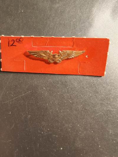 老王徽章第161期 - 美国海岸警备队飞行军官技能章      1.5英寸