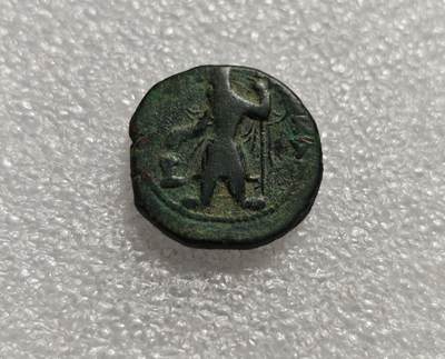 瓶子🏺第215期拍卖会 -  贵霜王朝打制铜币  四德大型铜币