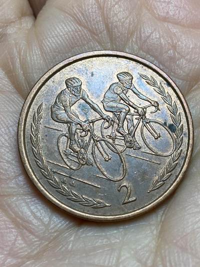 2025年第一百二十三场(总第一百四十九场）外国好品散币(免佣金) - 英属马恩岛🇮🇲1996年2便士(伊丽莎白二世中年高冠)