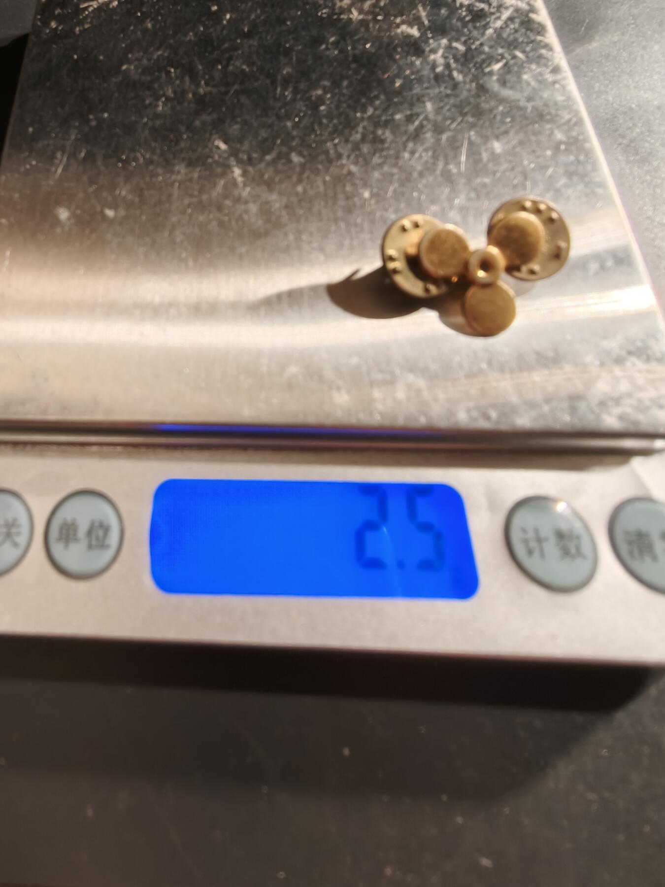 老王徽章第161期 美国海军机械师领章    925银镀金    2.5g